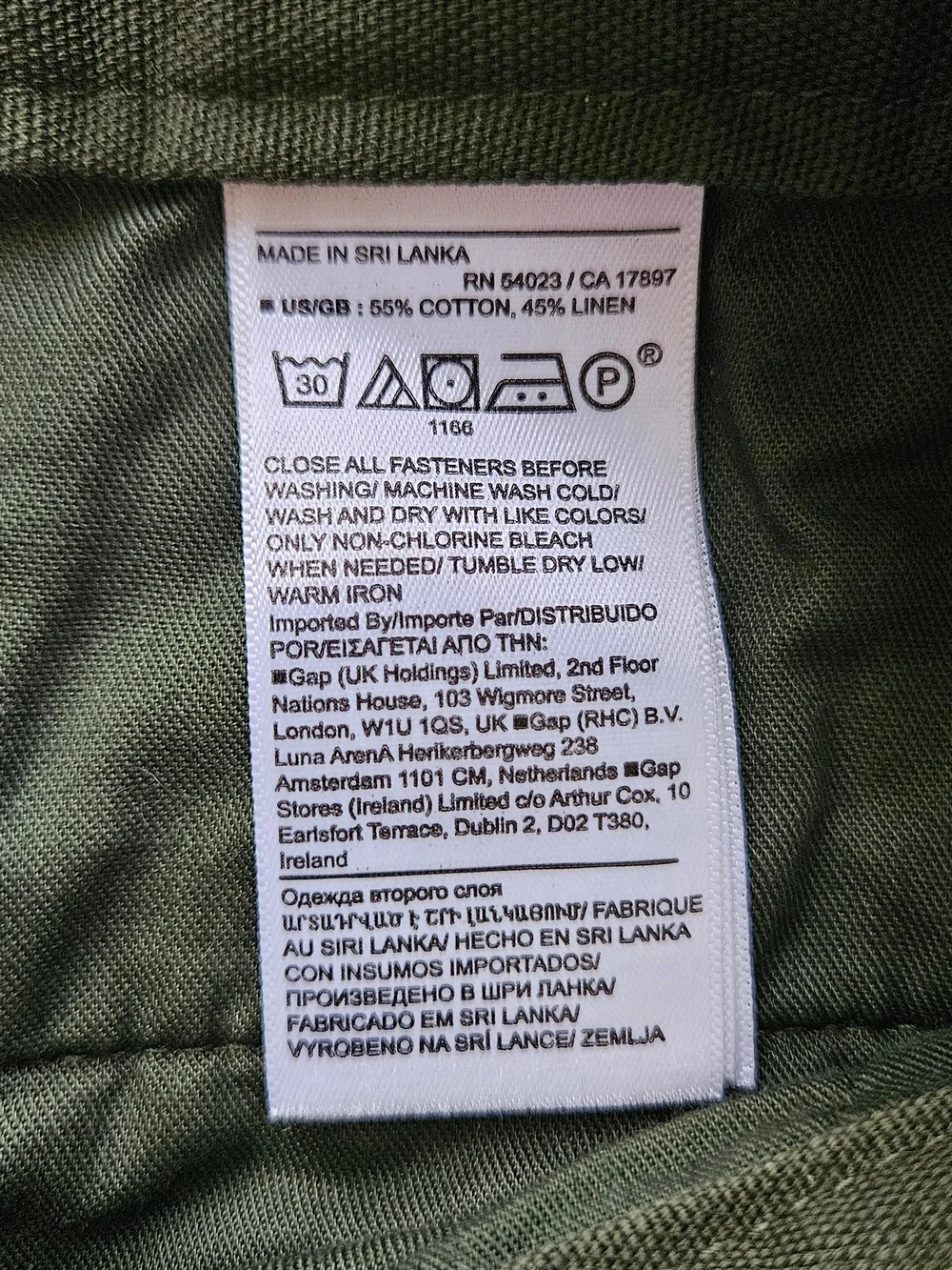 Banana Republic wide leg pleated culottes Womens 4 Olive Green Lagenlook Linen